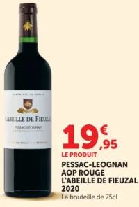 Pessac-Léognan AOP Rouge L'Abeille de Fieuzal 2020