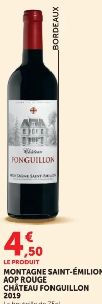 Montagne Saint-Émilion AOP Rouge Château Fonguillon 2019