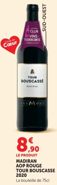 Madiran AOP Rouge Tour Bouscassé 2020