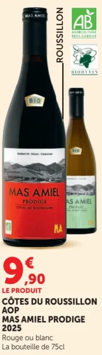 Côtes du Roussillon AOP Mas Amiel Prodige 2025