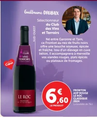 Fronton AOP Rouge Le Roc Classique 2024