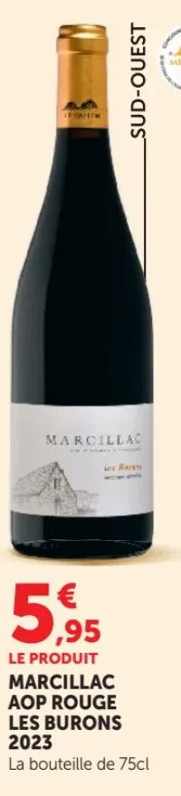 Marcillac AOP Rouge Les Burons 2023