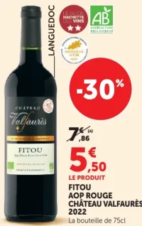 Fitou AOP Rouge Château Valfaurès 2022