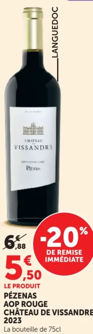 Château de Vissandre - Pézenas AOP Rouge 2023