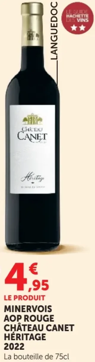 Château Canet Héritage - Minervois AOP Rouge 2022