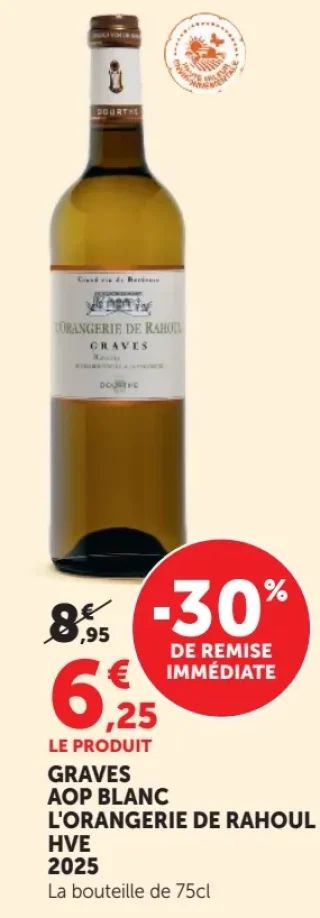 GRAVES AOP BLANC L'ORANGERIE DE RAHOUL HVE 2025