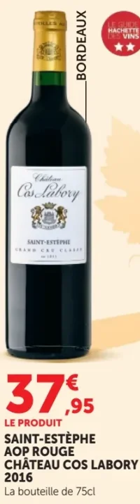 SAINT-ESTÈPHE AOP ROUGE CHÂTEAU COS LABORY 2016