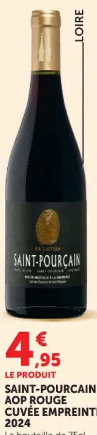 SAINT-POURCAIN AOP ROUGE CUVEE EMPREINTE 2024