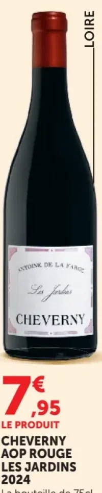 CHEVERNY AOP ROUGE LES JARDINS 2024