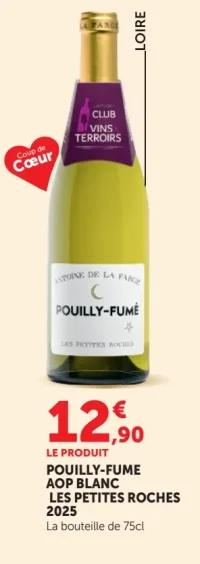 Pouilly-Fumé AOP Blanc Les Petites Roches 2025