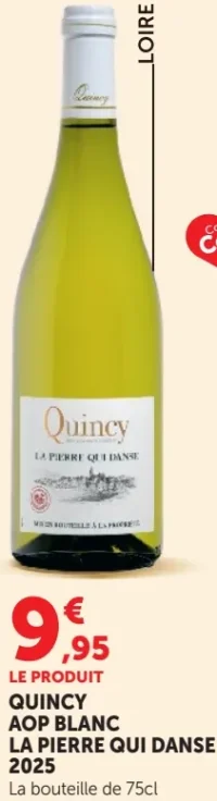 Quincy AOP Blanc La Pierre Qui Danse 2025