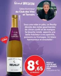 Reuilly AOP Blanc Les Murées 2025