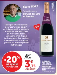 LUBERON AOP ROUGE DAUVERGNE ET RANVIER VIN GOURMAND 2025