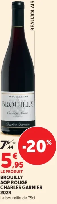 Brouilly AOP Rouge Charles Garnier 2024