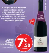 Morgon AOP Rouge Domaine de l'Herminette 2024