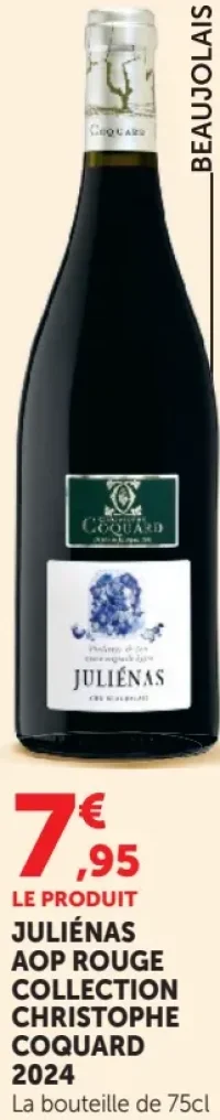 Juliénas AOP Rouge Collection Christophe Coquard 2024