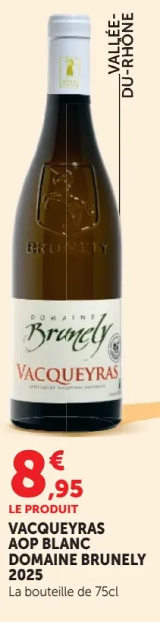 Vacqueyras AOP Blanc Domaine Brunely