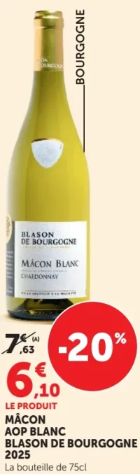 Mâcon AOP Blanc Blason de Bourgogne 2025