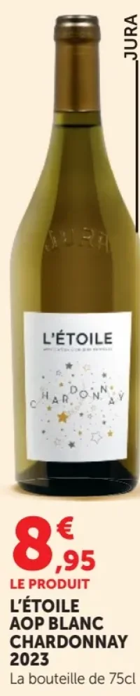 L'Étoile AOP Blanc Chardonnay 2023