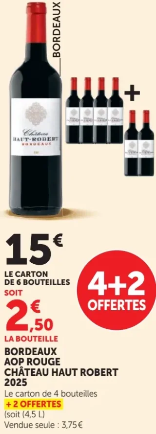 Bordeaux AOP Rouge Château Haut Robert