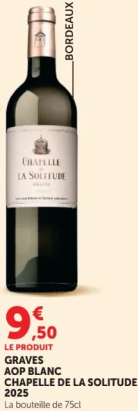Graves AOP Blanc Chapelle de la Solitude 2025