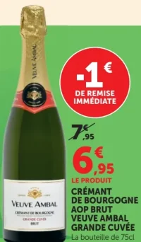CRÉMANT DE BOURGOGNE AOP BRUT VEUVE AMBAL GRANDE CUVÉE