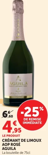 CRÉMANT DE LIMOUX AOP ROSÉ AGUILA