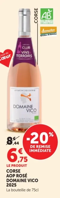 Corse AOP Rosé Domaine Vico 2025