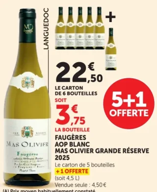 Mas Olivier Grande Réserve Faugères AOP Blanc