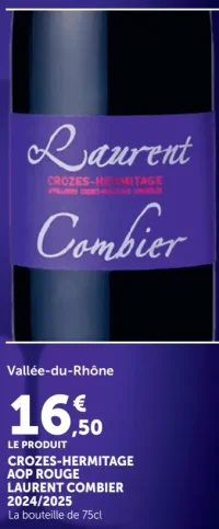 CROZES-HERMITAGE AOP ROUGE LAURENT COMBIER 2024/2025
