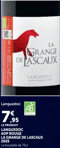 Languedoc AOP Rouge La Grange de Lascaux 2023