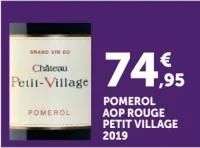 Pomerol AOP Rouge Petit Village 2019