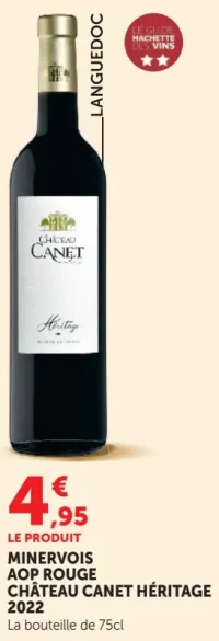 Minervois AOP Rouge Château Canet Héritage 2022