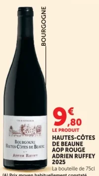 Hautes-Côtes de Beaune AOP Rouge Adrien Ruffey 2025