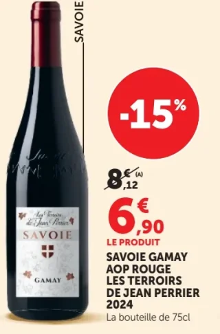 SAVOIE GAMAY AOP ROUGE LES TERROIRS DE JEAN PERRIER 2024