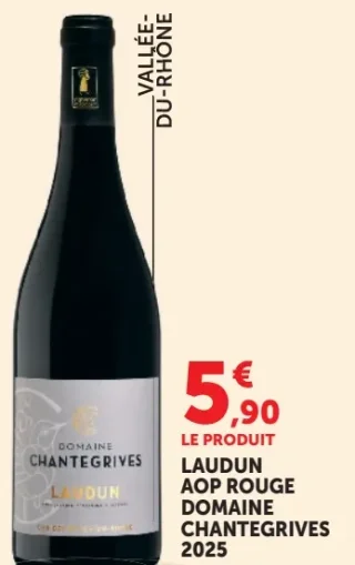 LAUDUN AOP ROUGE DOMAINE CHANTEGRIVES 2025
