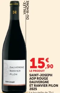 SAINT-JOSEPH AOP ROUGE DAUVERGNE ET RANVIER PILON 2025
