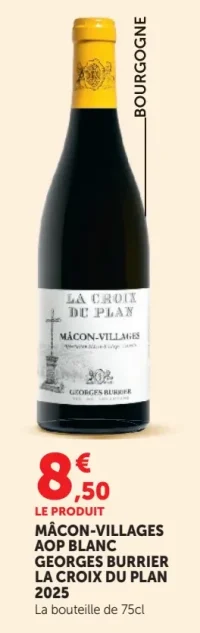 Mâcon-Villages AOP Blanc Georges Burrier La Croix du Plan 2025
