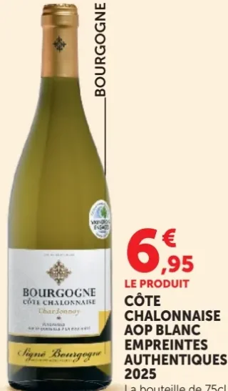 Côte Chalonnaise AOP Blanc Empreintes Authentiques 2025