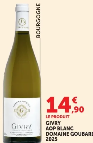 Givry AOP Blanc Domaine Goubard 2025