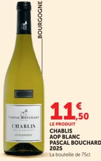 CHABLIS AOP BLANC PASCAL BOUCHARD 2025