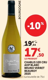 CHABLIS 1ER CRU AOP BLANC BRUNO VERRET BEAUROY 2025