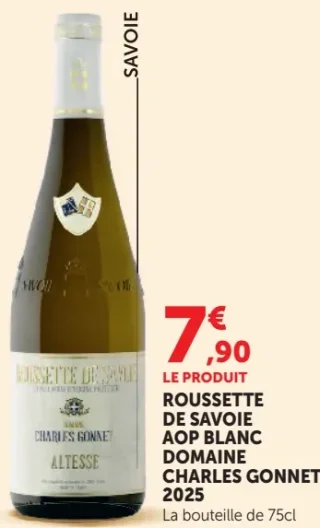 ROUSSETTE DE SAVOIE AOP BLANC DOMAINE CHARLES GONNET 2025