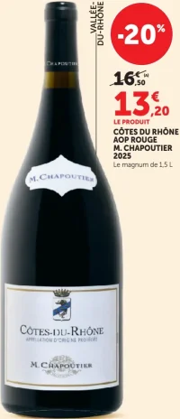 Côtes du Rhône AOP Rouge M. Chapoutier