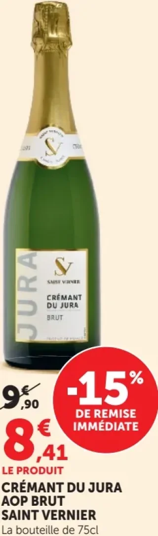 Crémant du Jura AOP Brut Saint Vernier