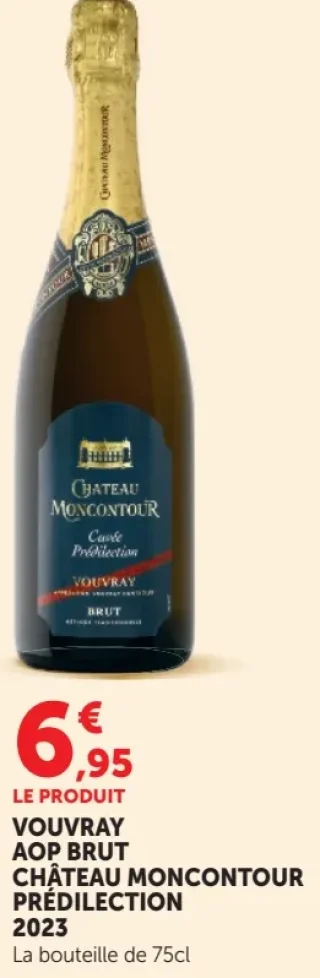 Vouvray AOP Brut Château Moncontour Prédilection