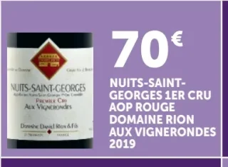 Nuits-Saint-Georges 1er Cru AOP Rouge Domaine Rion Aux Vignerondes
