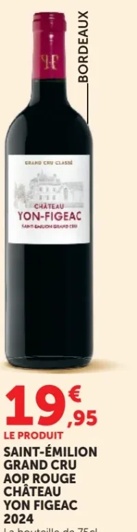 Château Yon Figeac Saint-Émilion Grand Cru AOP Rouge 2024