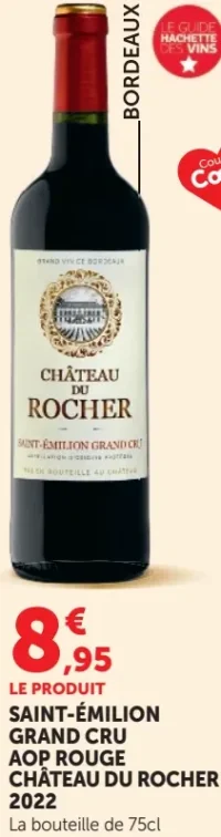 Château du Rocher Saint-Émilion Grand Cru AOP Rouge 2022