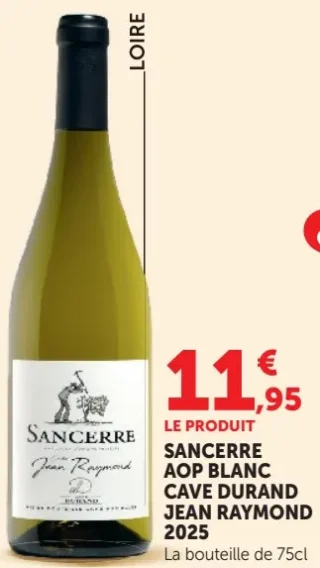 Cave Durand Sancerre AOP Blanc Jean Raymond